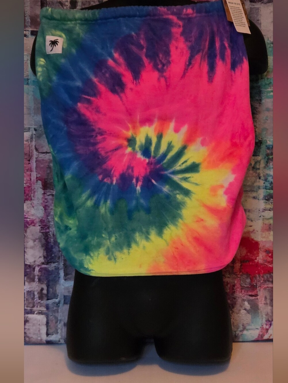Pop Surf By Popularity Products Unisex Tie-Dye Backpack NWT